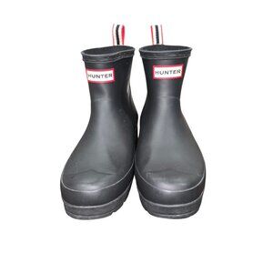 Hunter Women's Original play short rain boots size 8 in black
